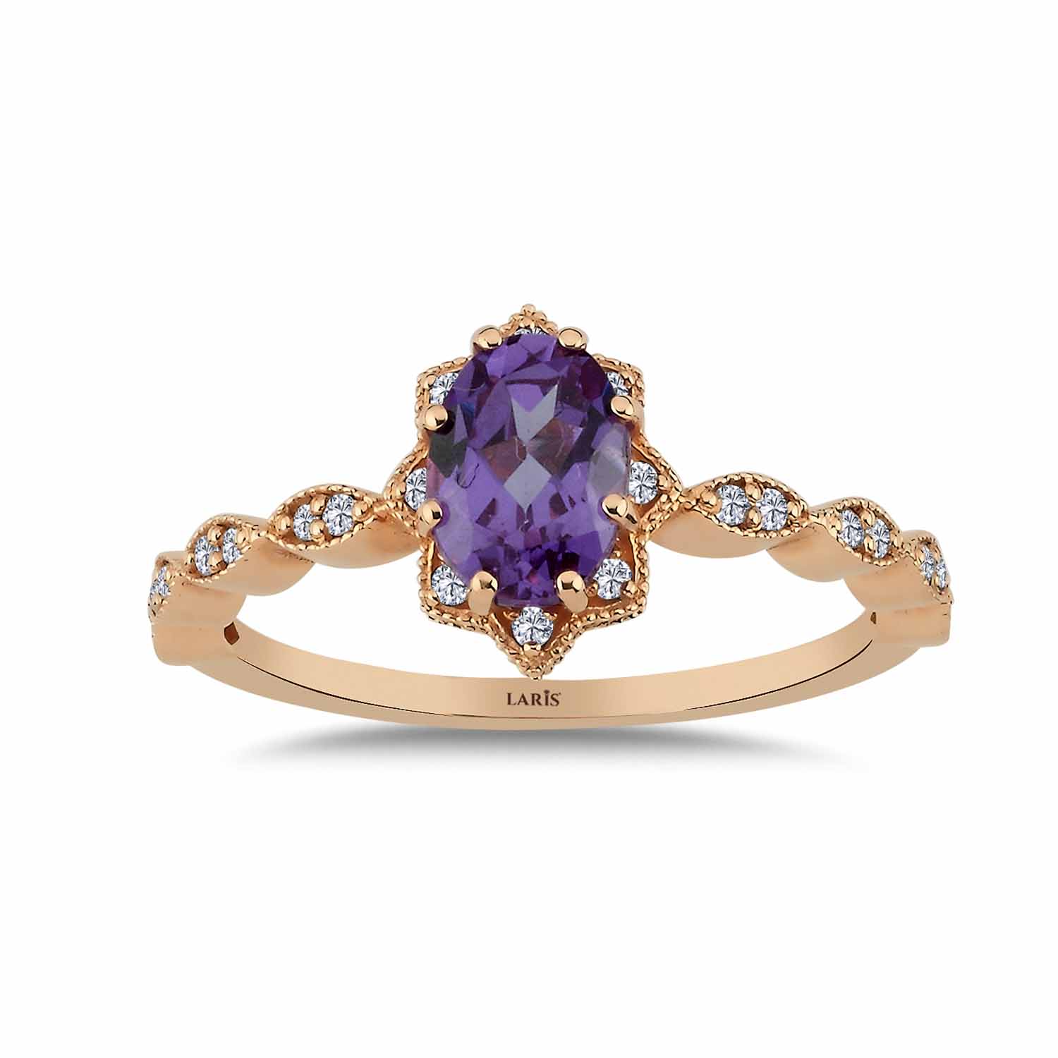 1,16 Karat Pırlanta Alexandrit Vintage Yüzük