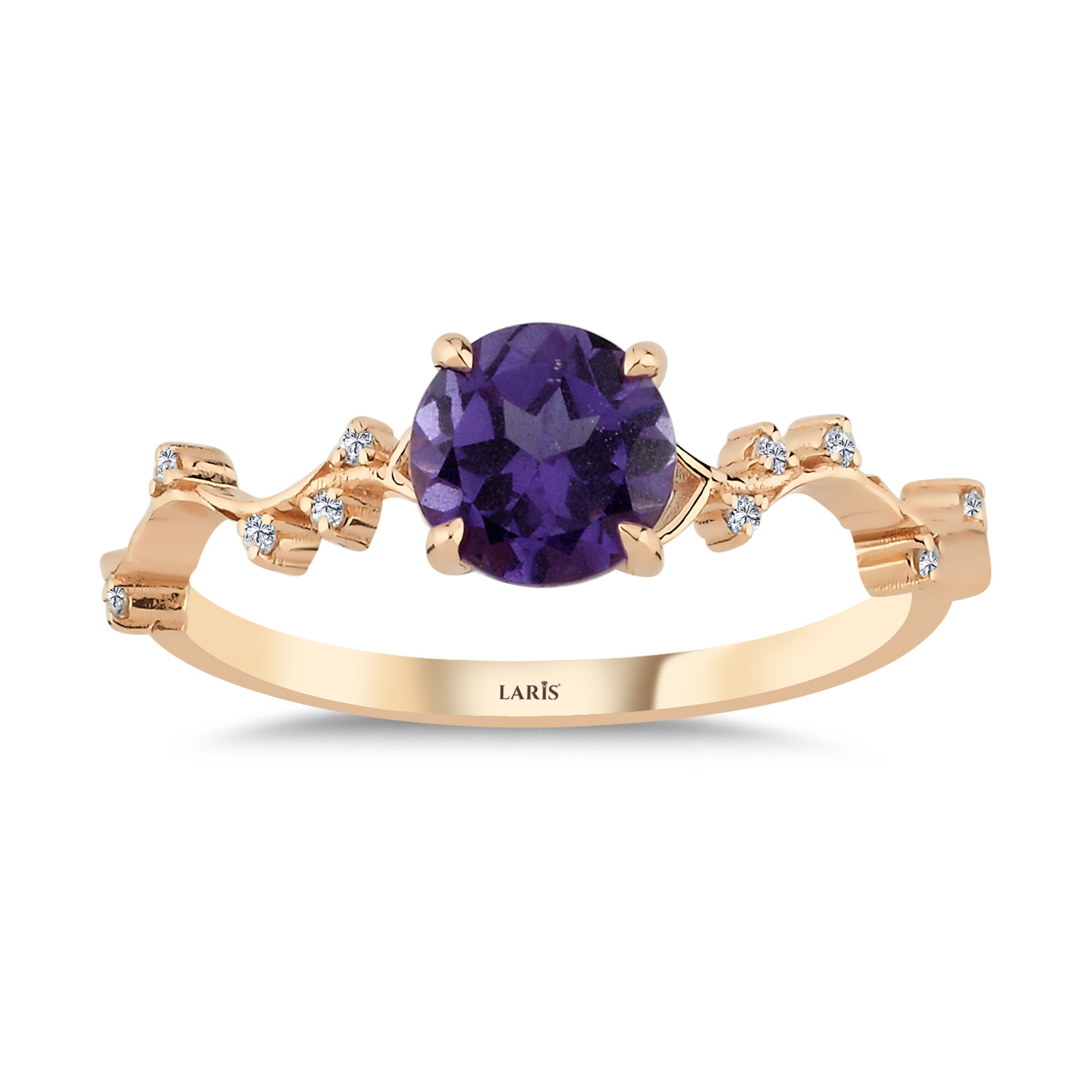 Vintage Yüzükler 1,06 Karat Pırlanta Vintage Alexandrit Yüzük