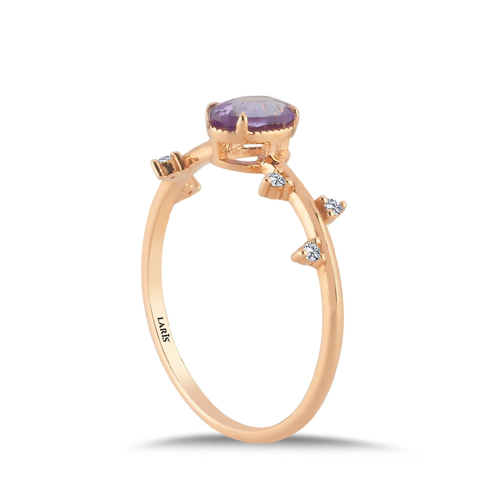 1,05 Karat Pırlanta Vintage Alexandrit Yüzük