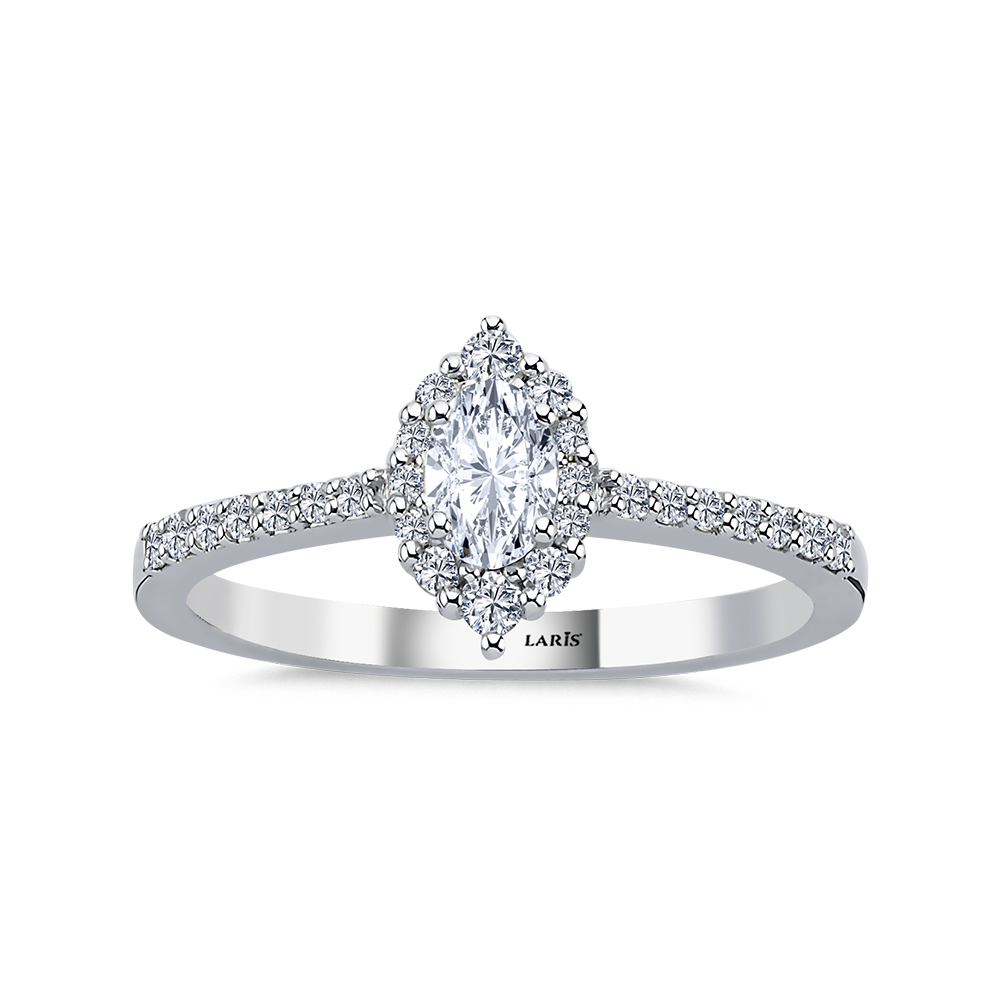 0,57 Karat Oval Kesim Pırlanta Glimmer Tasarım Yüzük