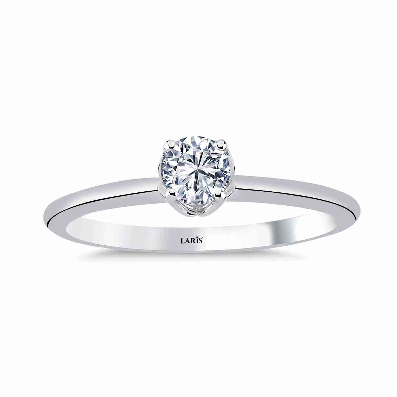 0.30 Karat Pırlanta Tektaş Yüzük