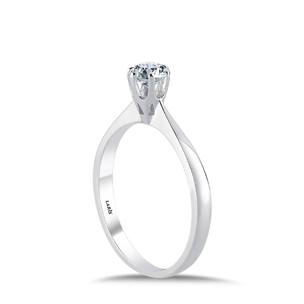 Tektaş Yüzükler 0,40 Karat Pırlanta Tiffany Tektaş Yüzük