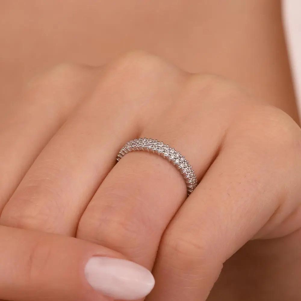 0,75 Karat Pırlanta Tamtur Yüzük