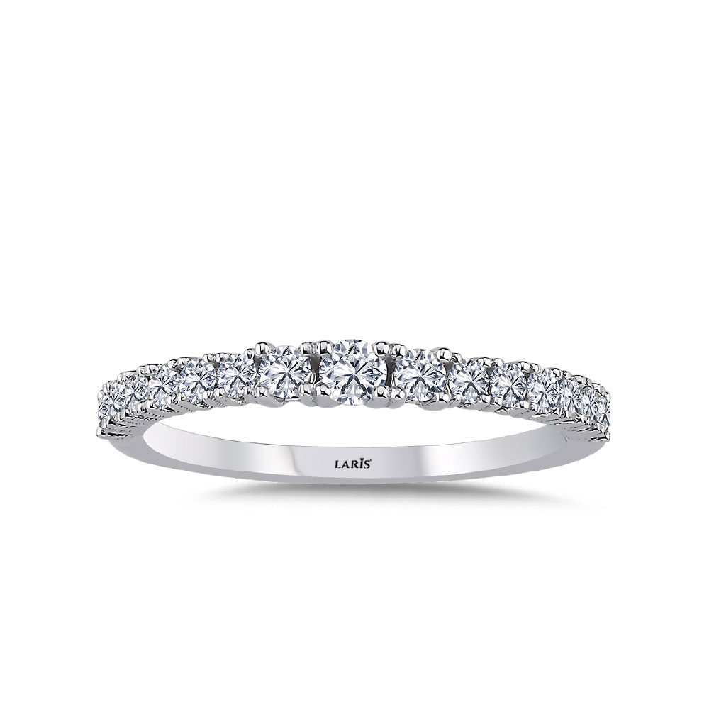 0,40 Karat Pırlanta Yarımtur Yüzük