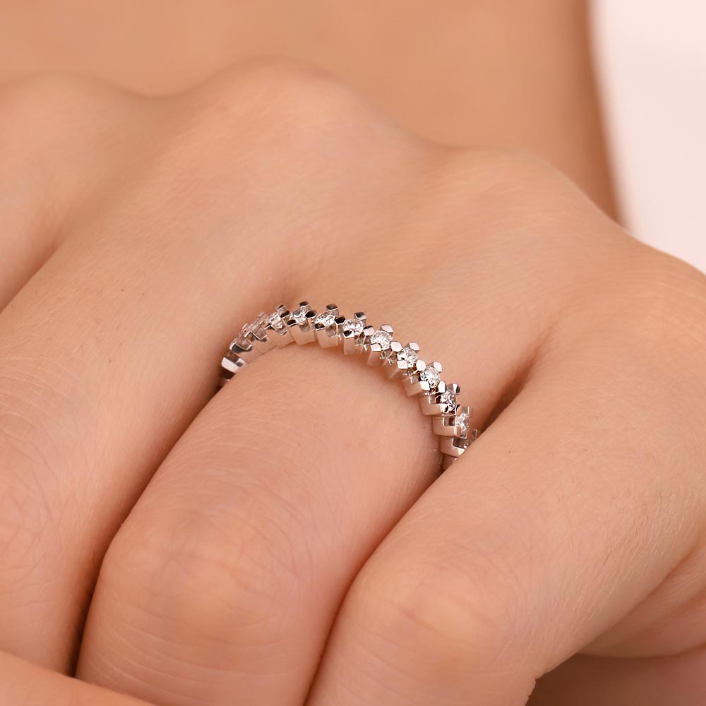 0,45 Karat Pırlanta Tamtur Yüzük