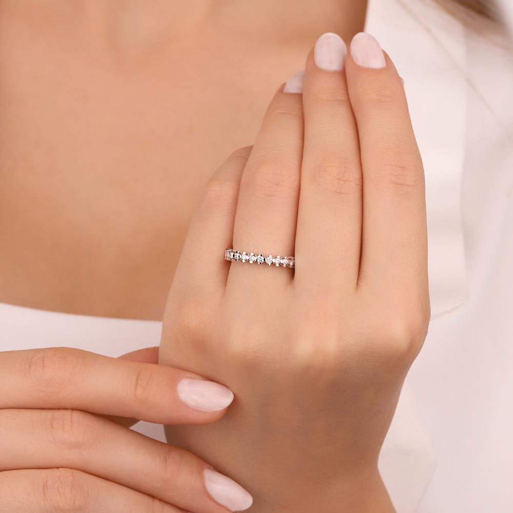 0,45 Karat Pırlanta Tamtur Yüzük