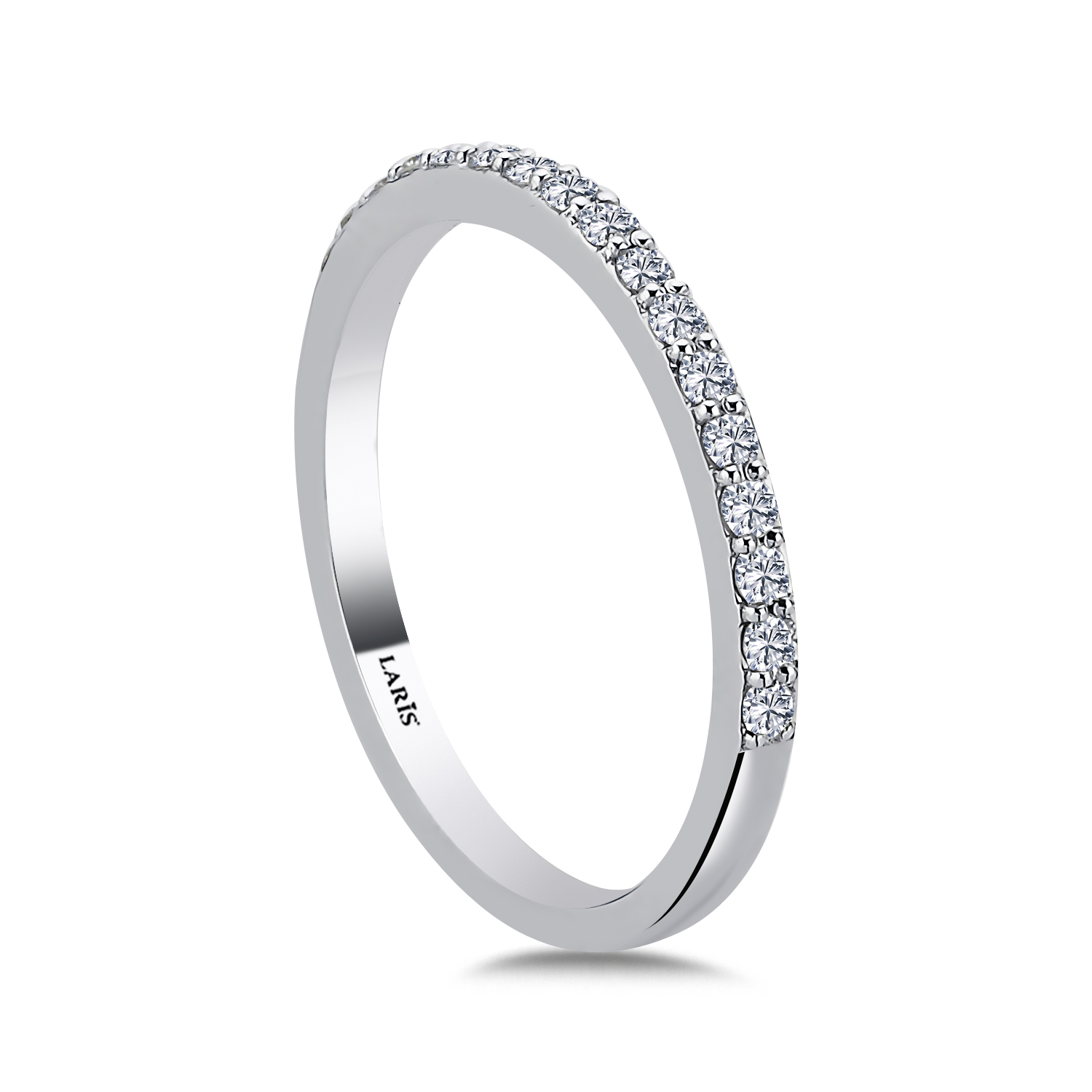 0,25 Karat Pırlanta Yarımtur Velvet Yüzük