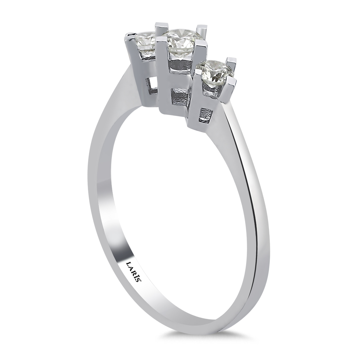 Özel Tasarım Yüzükler 0,36 Karat Pırlanta Verity Tria Yüzük