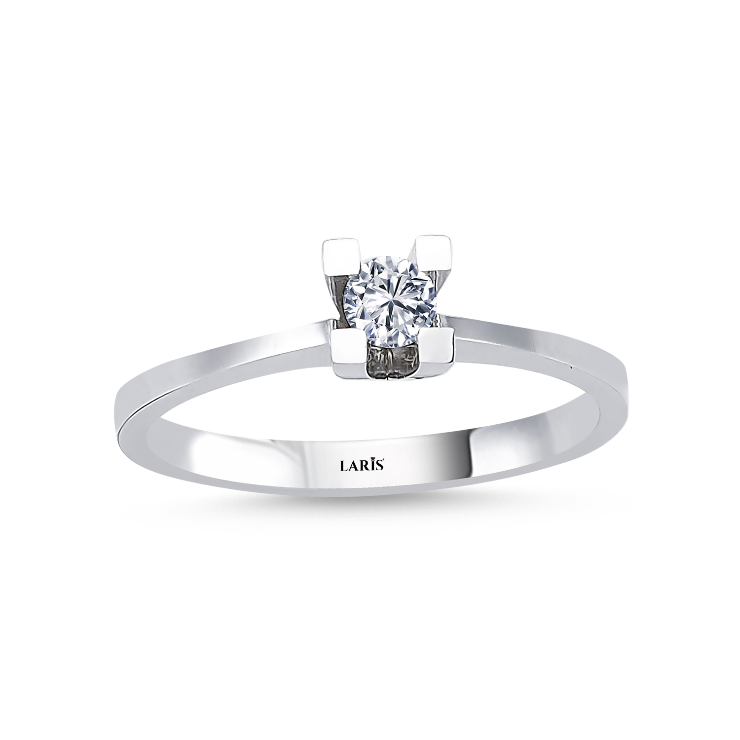 Tektaş Yüzükler 0,14 Karat Pırlanta Tektaş Yüzük