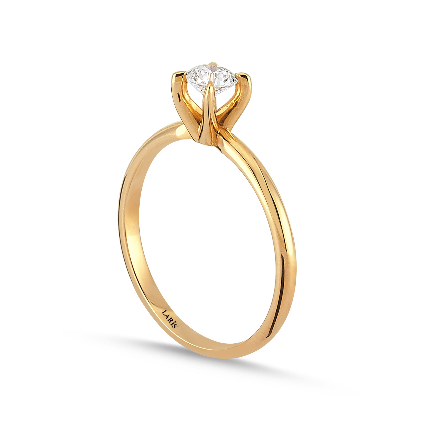 Tektaş Yüzükler 0,30 Karat Pırlanta Tiffany Tektaş Yüzük