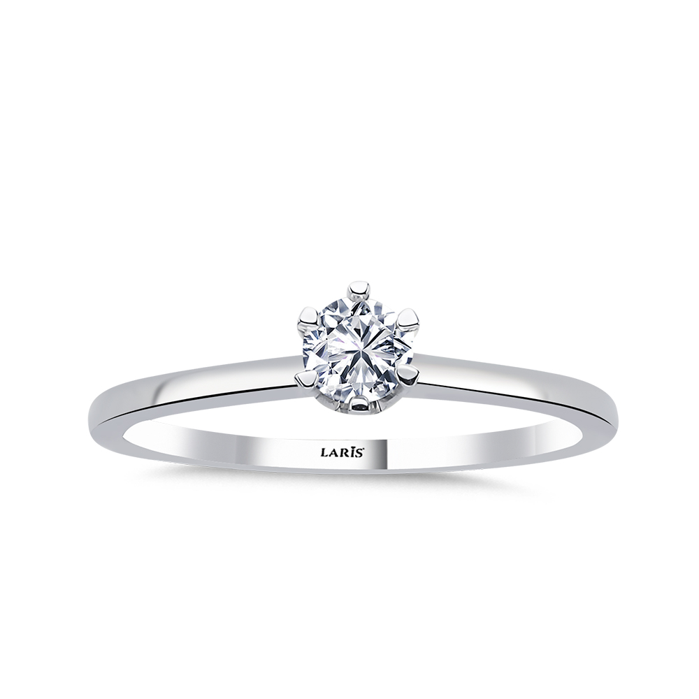 0,30 Karat Pırlanta Tiffany Charm Tektaş Yüzük