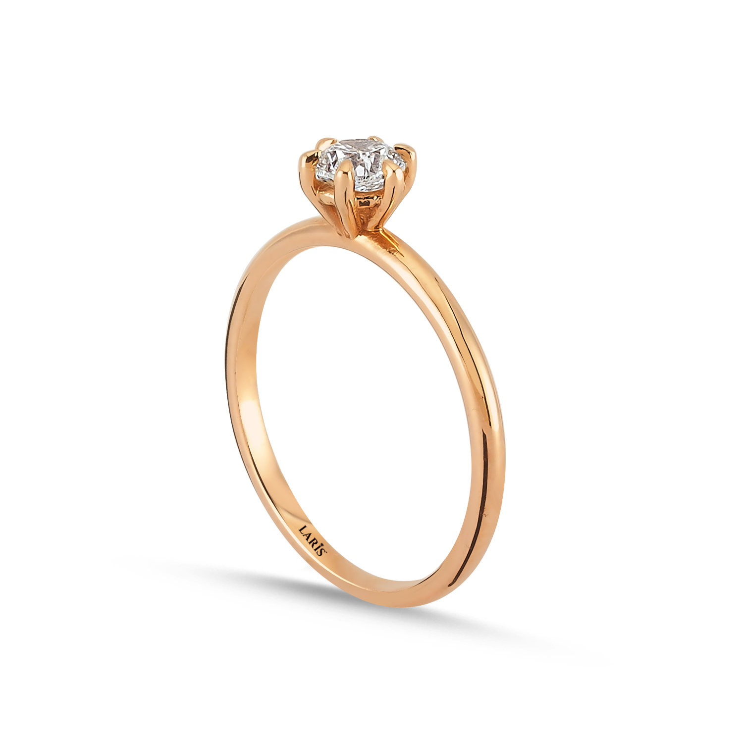 Tektaş Yüzükler 0,40 Karat Pırlanta Tiffany Tektaş Yüzük
