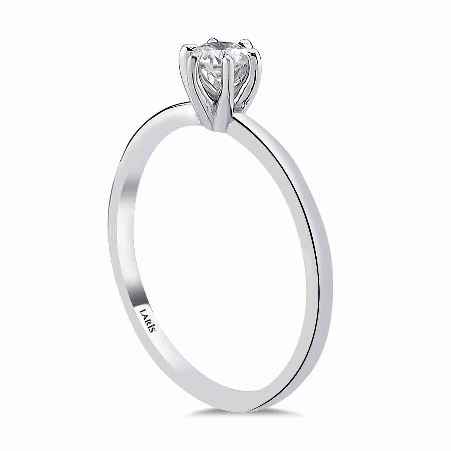 Tektaş Yüzükler 0,20 Karat Pırlanta Tiffany Tektaş Yüzük