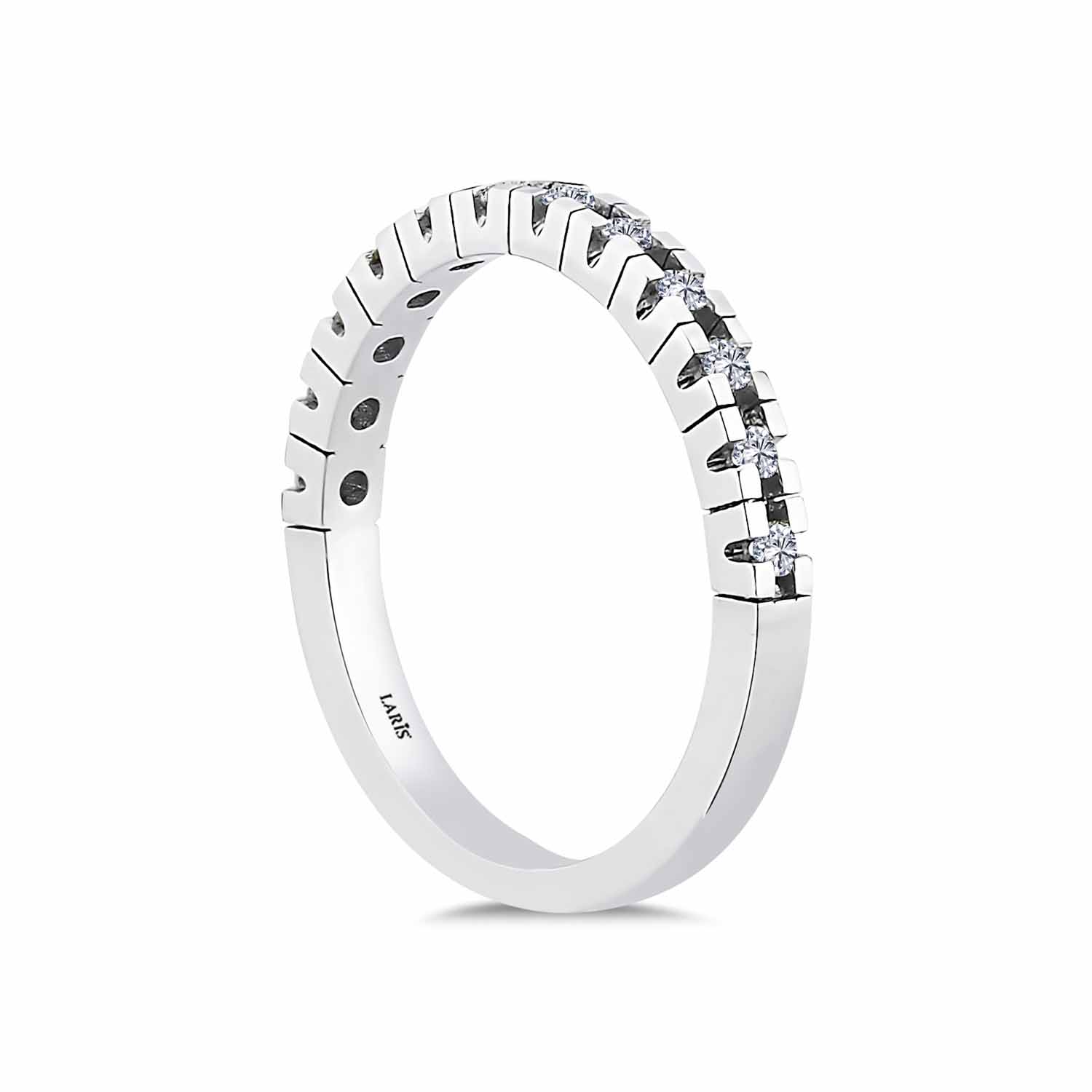 Tamtur / Yarımtur Yüzükler 0,17 Karat Pırlanta Yarımtur Yüzük