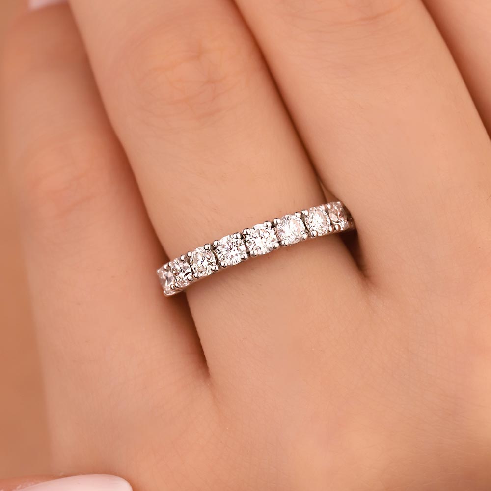 0,70 Karat Pırlanta Yarımtur Yüzük