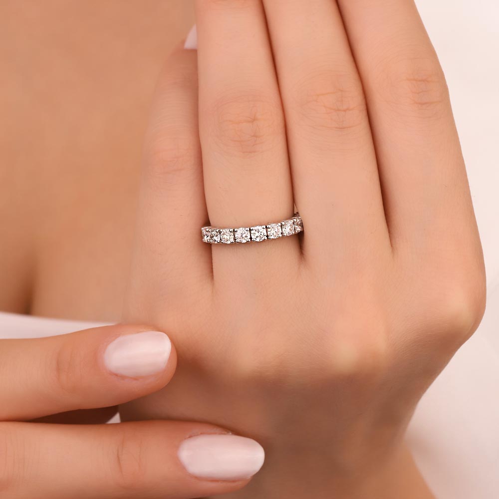 0,70 Karat Pırlanta Yarımtur Yüzük