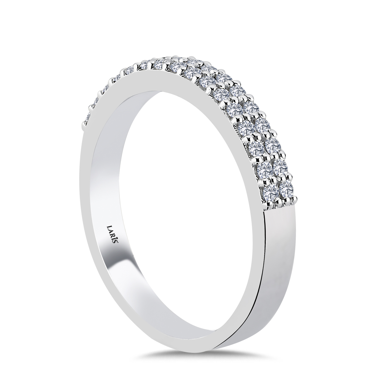 Tamtur / Yarımtur Yüzükler 0.35 Karat Pırlanta Yarımtur Yüzük