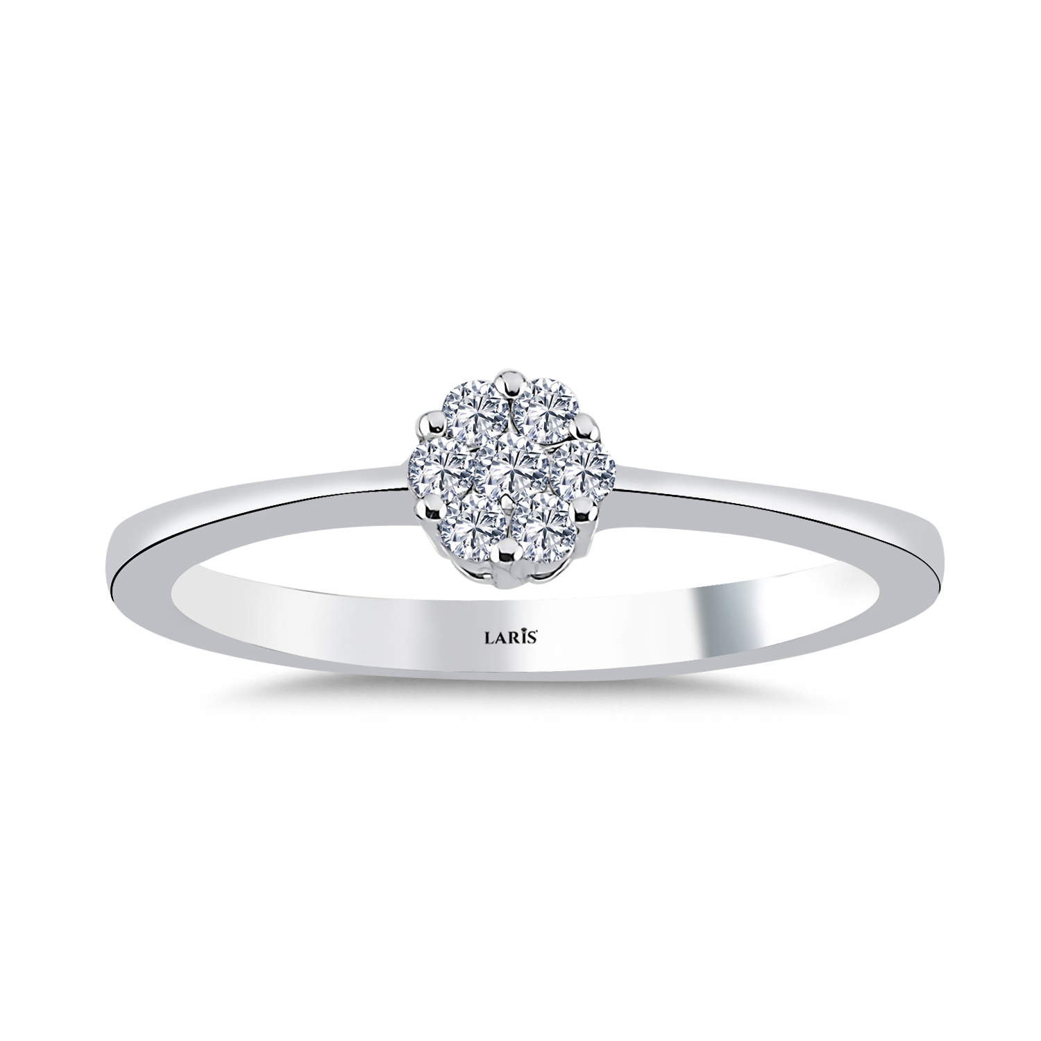 coronet yüzükler 0.16 Karat Pırlanta Taşlı Coronet Yüzük