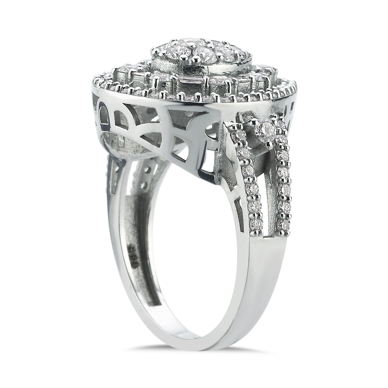 1,38 Karat Pırlanta Damla Stellis Özel Tasarım Yüzük