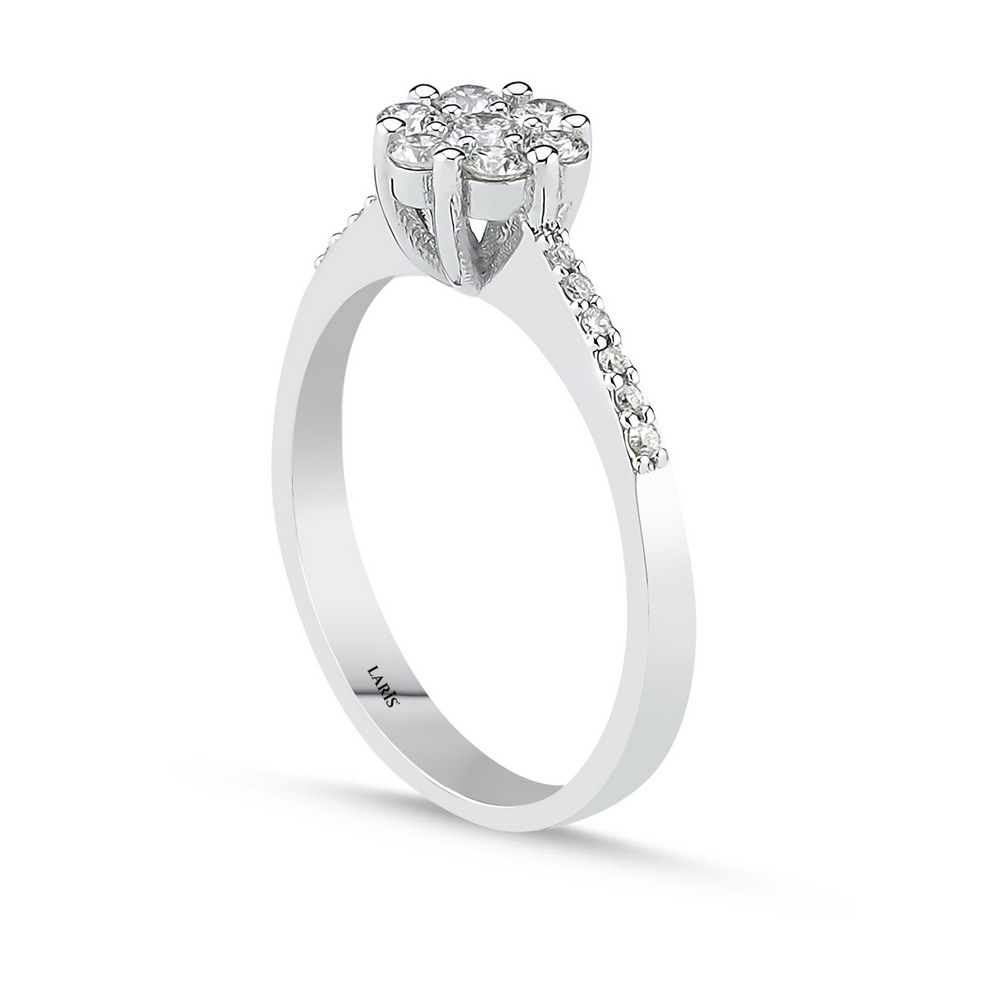 coronet yüzükler 0,30 Karat Pırlanta Coronet Yüzük