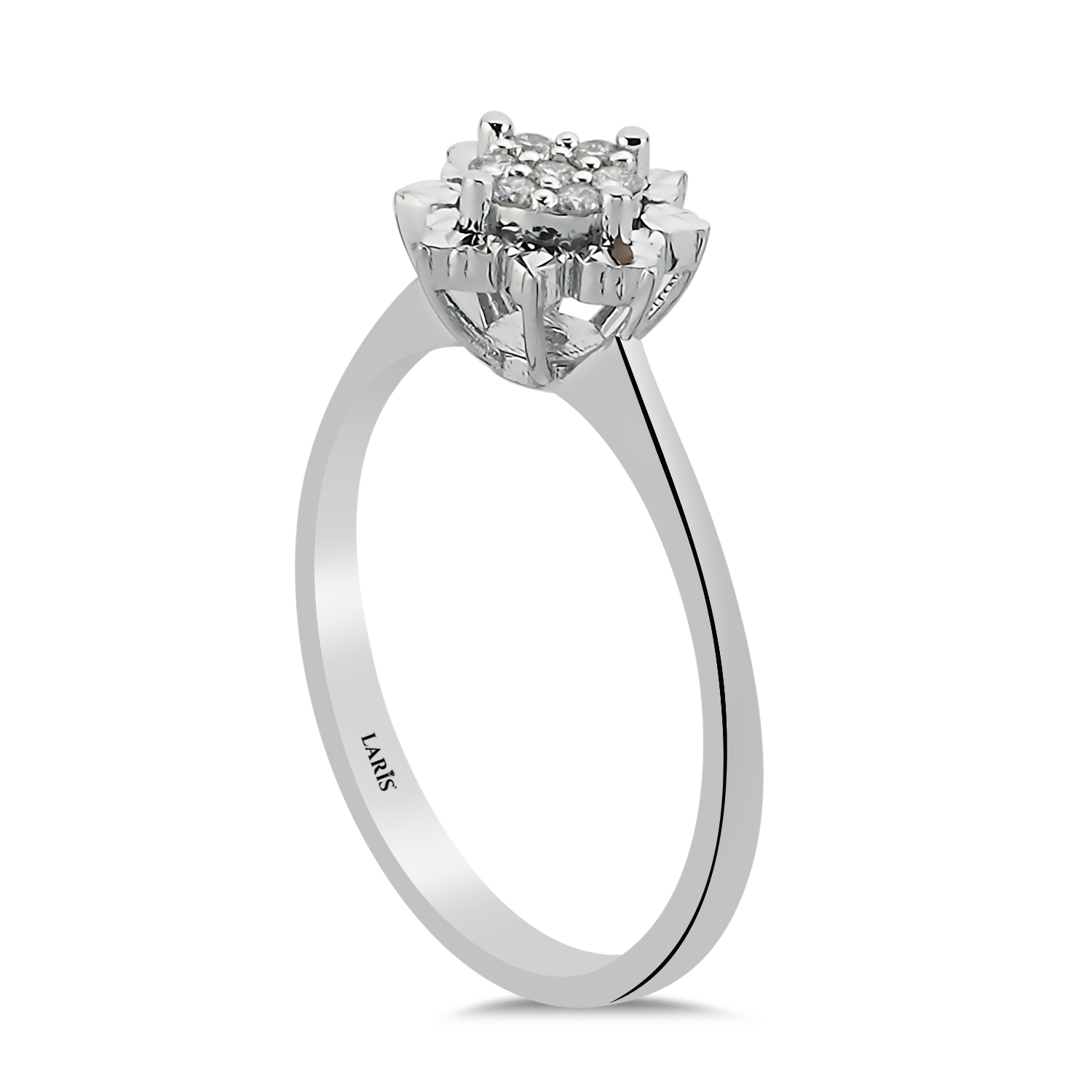 0,11 ct Pırlanta Lotus Yüzük