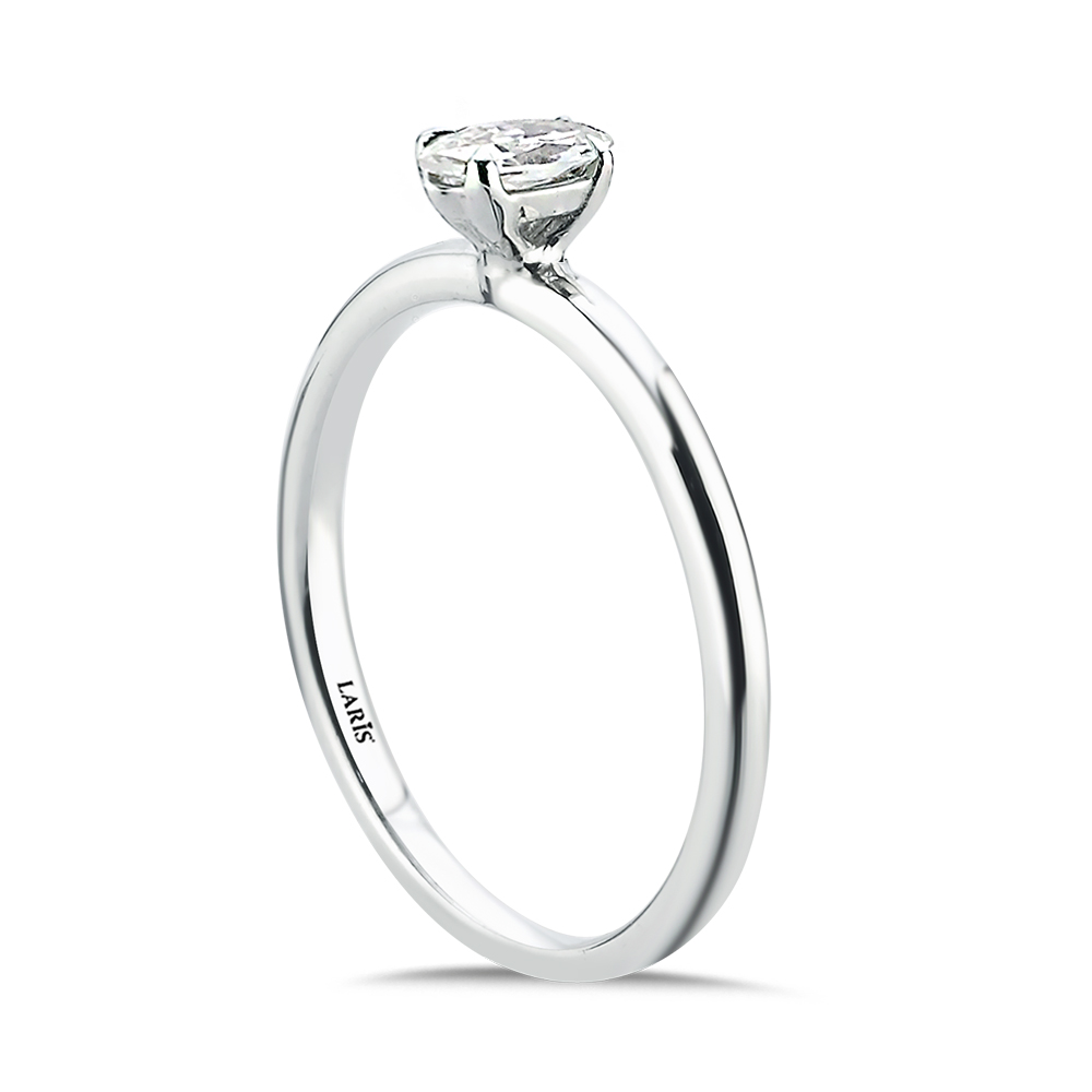 0,19 Karat Markiz Kesim Tiffany Tektaş Pırlanta Yüzük