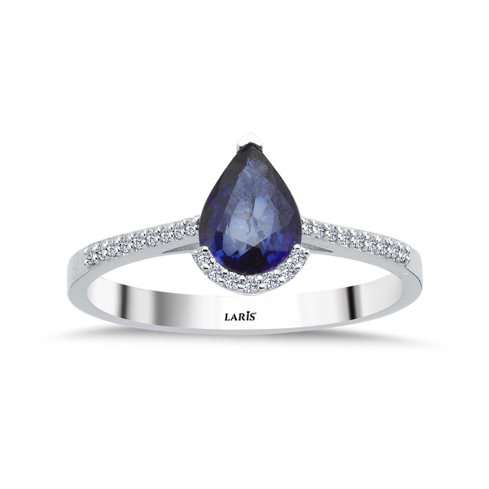 1,09 Karat Pırlanta Royale Safir Yüzük