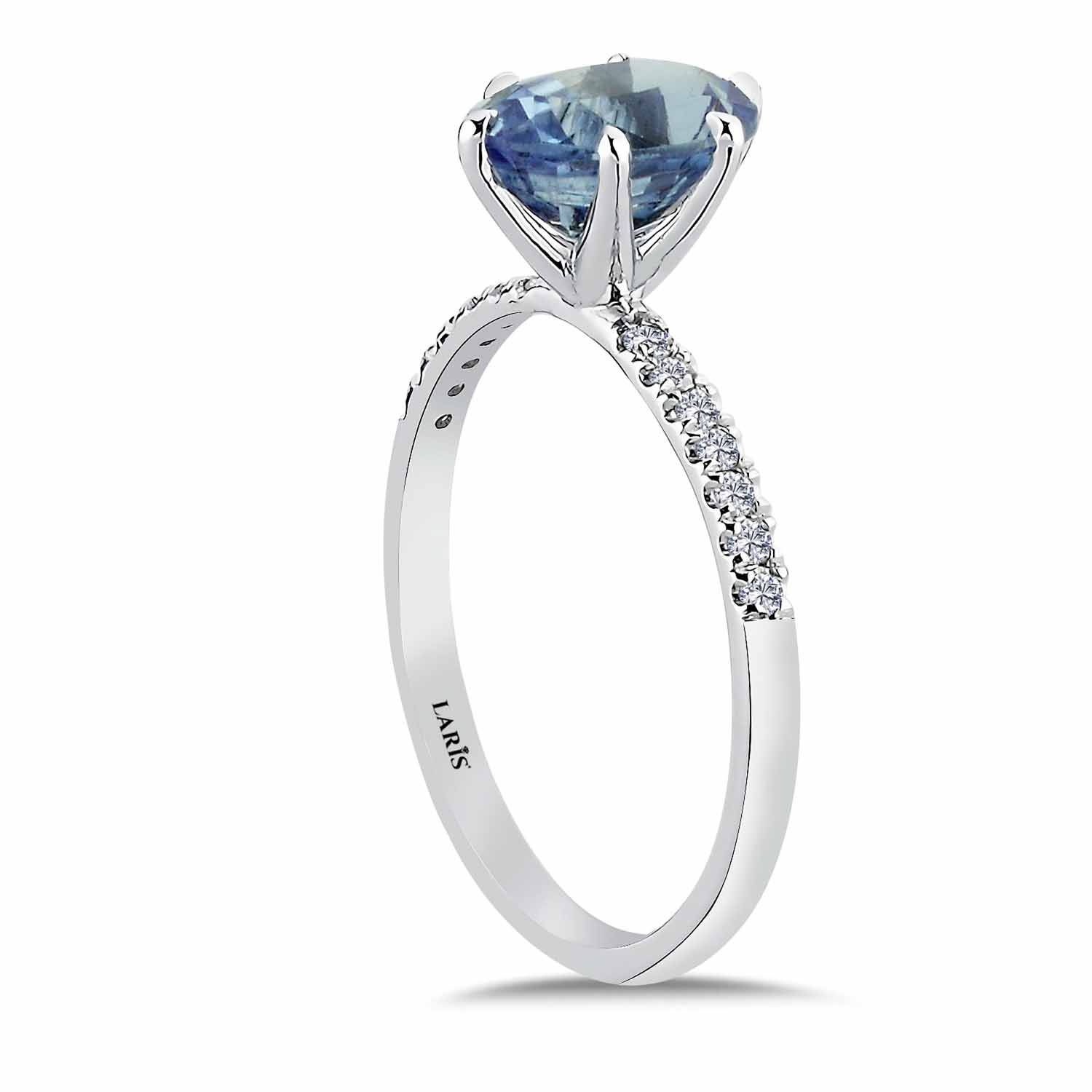 2,08 Karat Pırlanta Özel Tasarım Royale Safir Yüzük