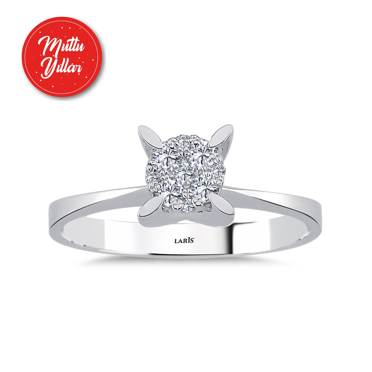 Yılbaşına Özel Tasarım Serene Coronet Yüzük 